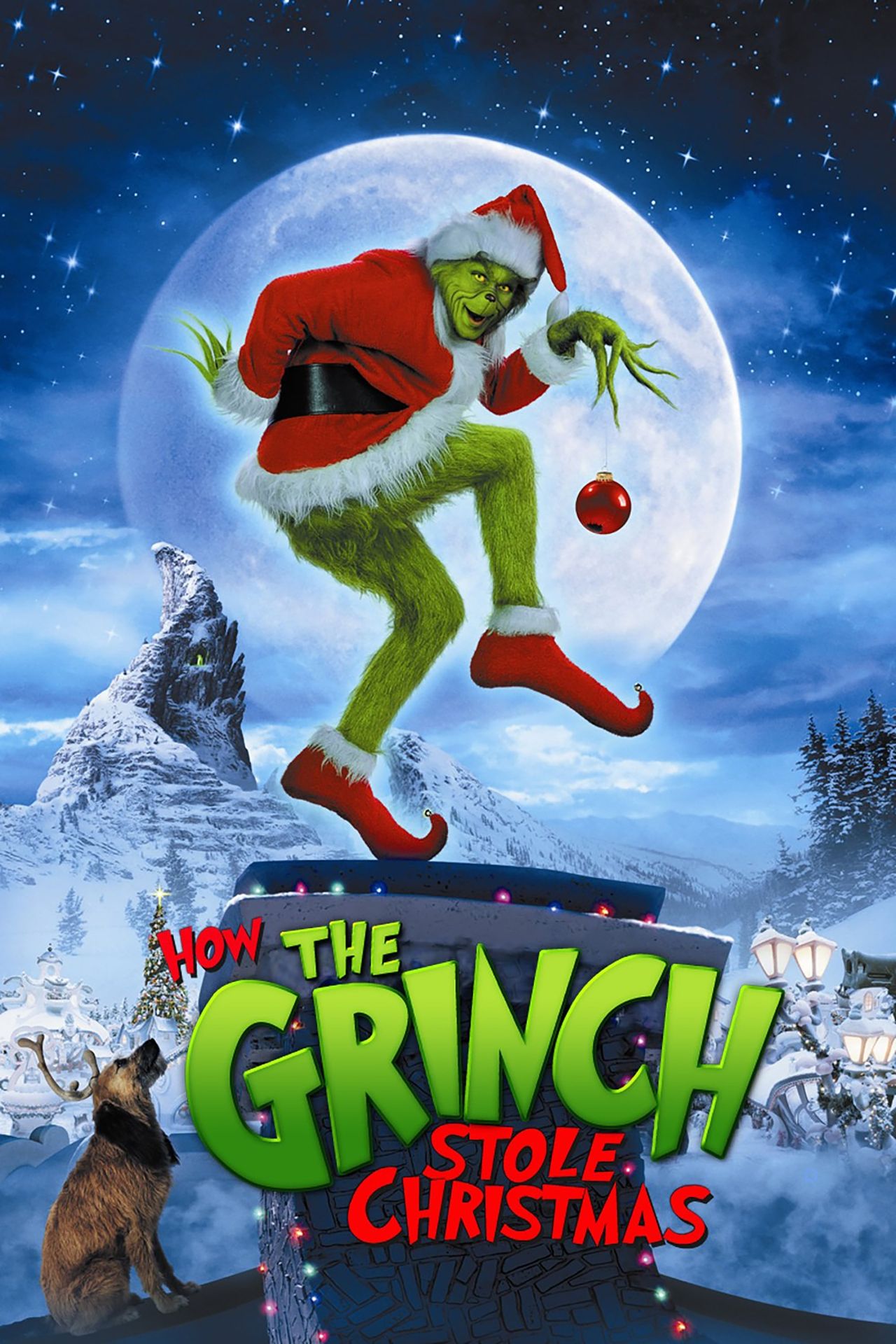 A movie poster of How the Grinch Stole Christmas (25th Anniversary). Starring .