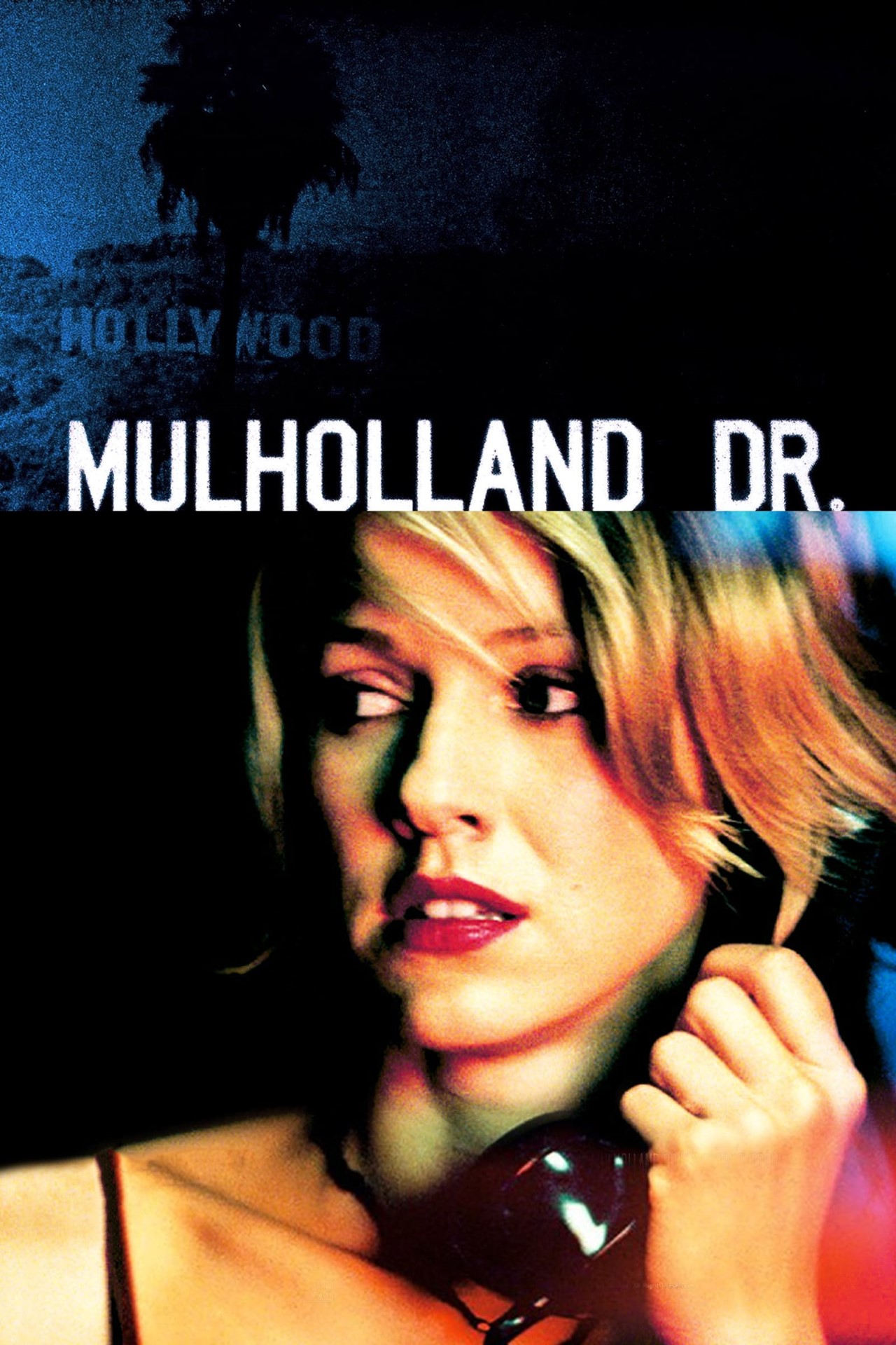 A movie poster of Mulholland Dr. (25th anniversary).