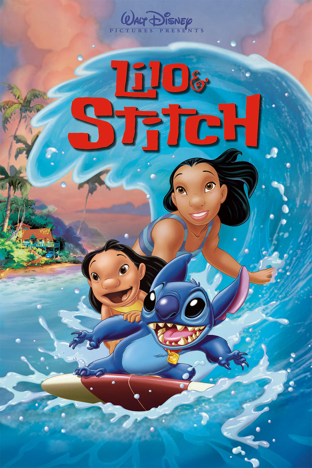 A movie poster of Lilo & Stitch (2002). Starring .