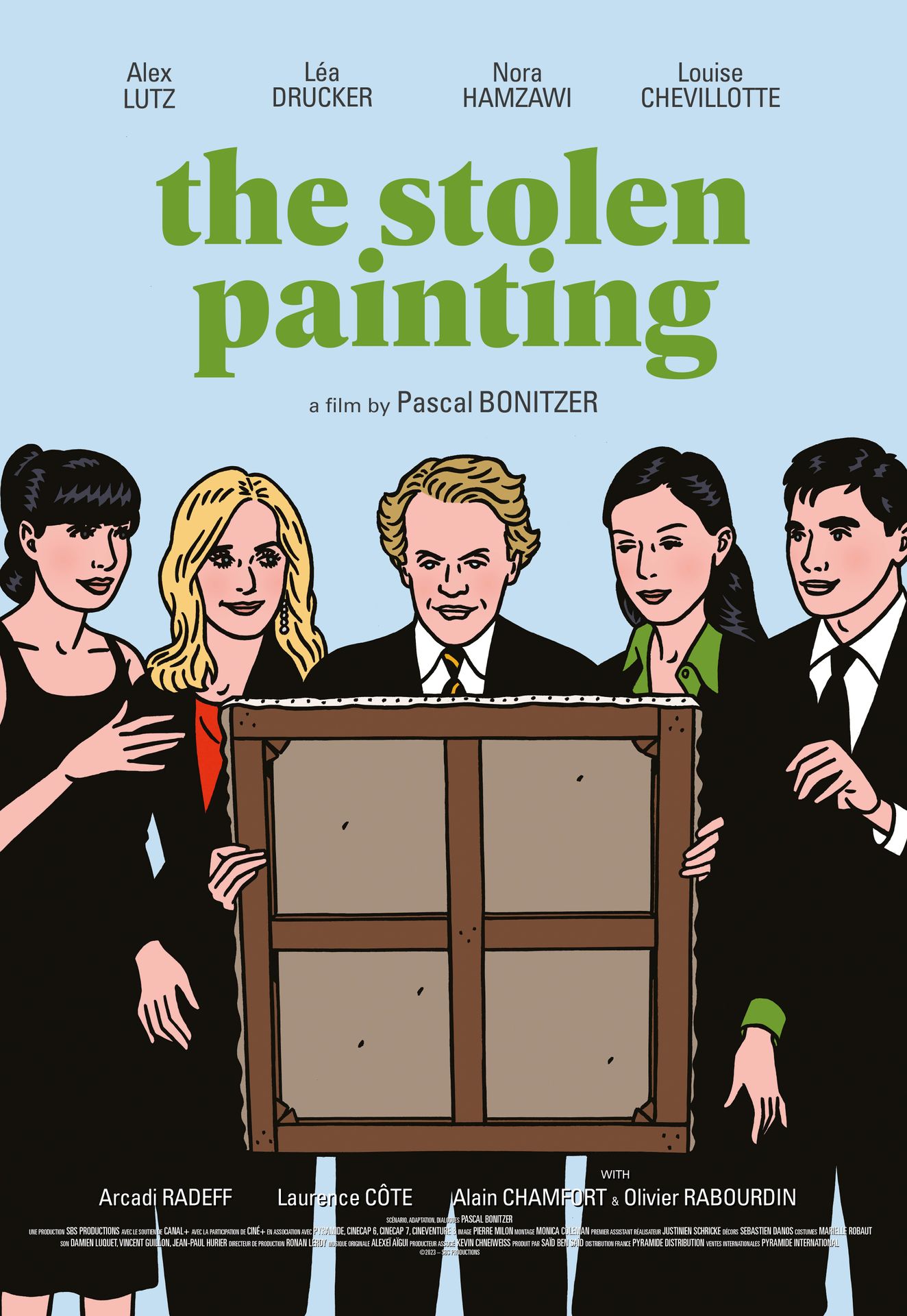 A movie poster of AFDG - The Stolen Painting.