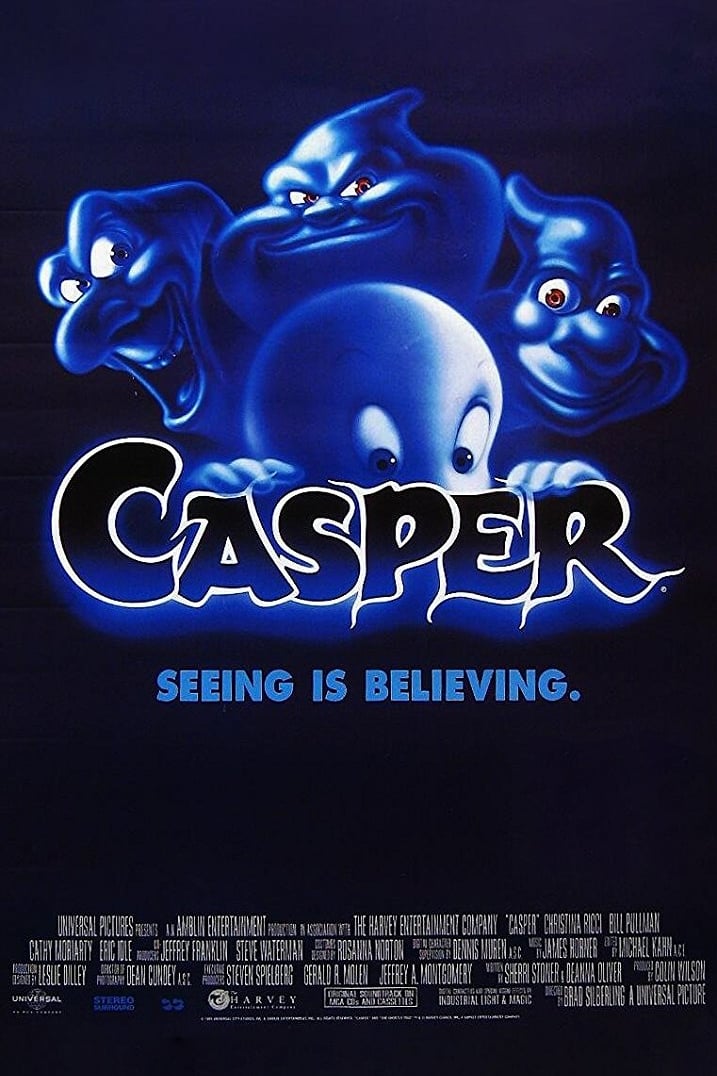 A movie poster of Casper (30th Anniversary). Starring .
