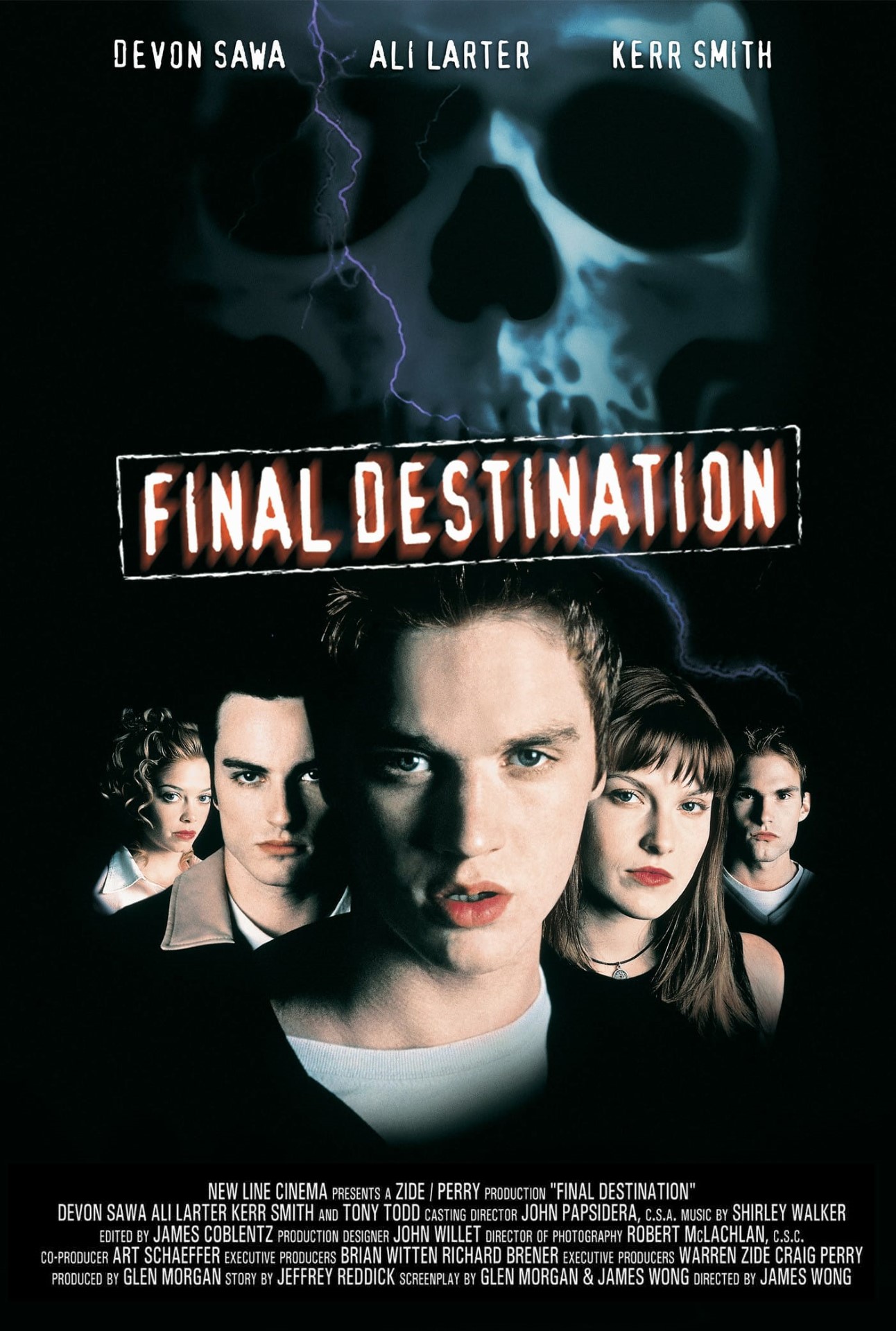 A movie poster of Final Destination (25th anniversary). Starring .
