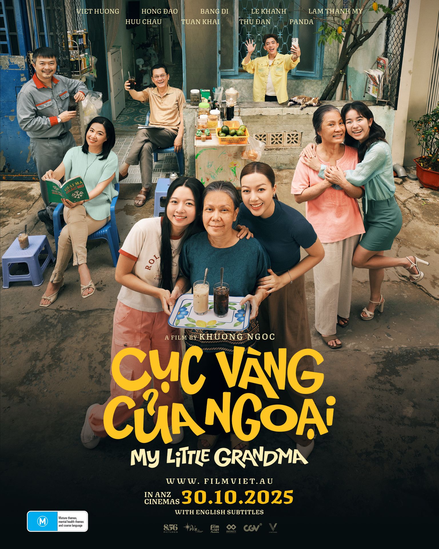 A movie poster of My Little Grandma.