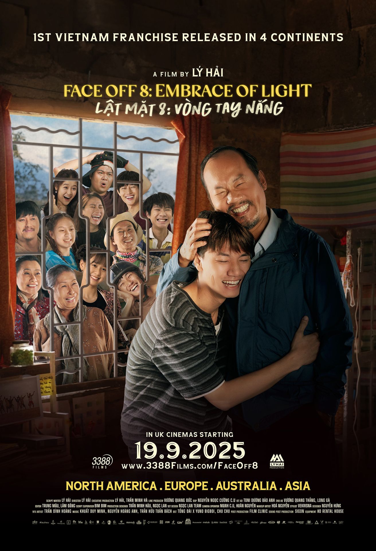 A movie poster of Face Off 8: Embrace Of Light. Starring .