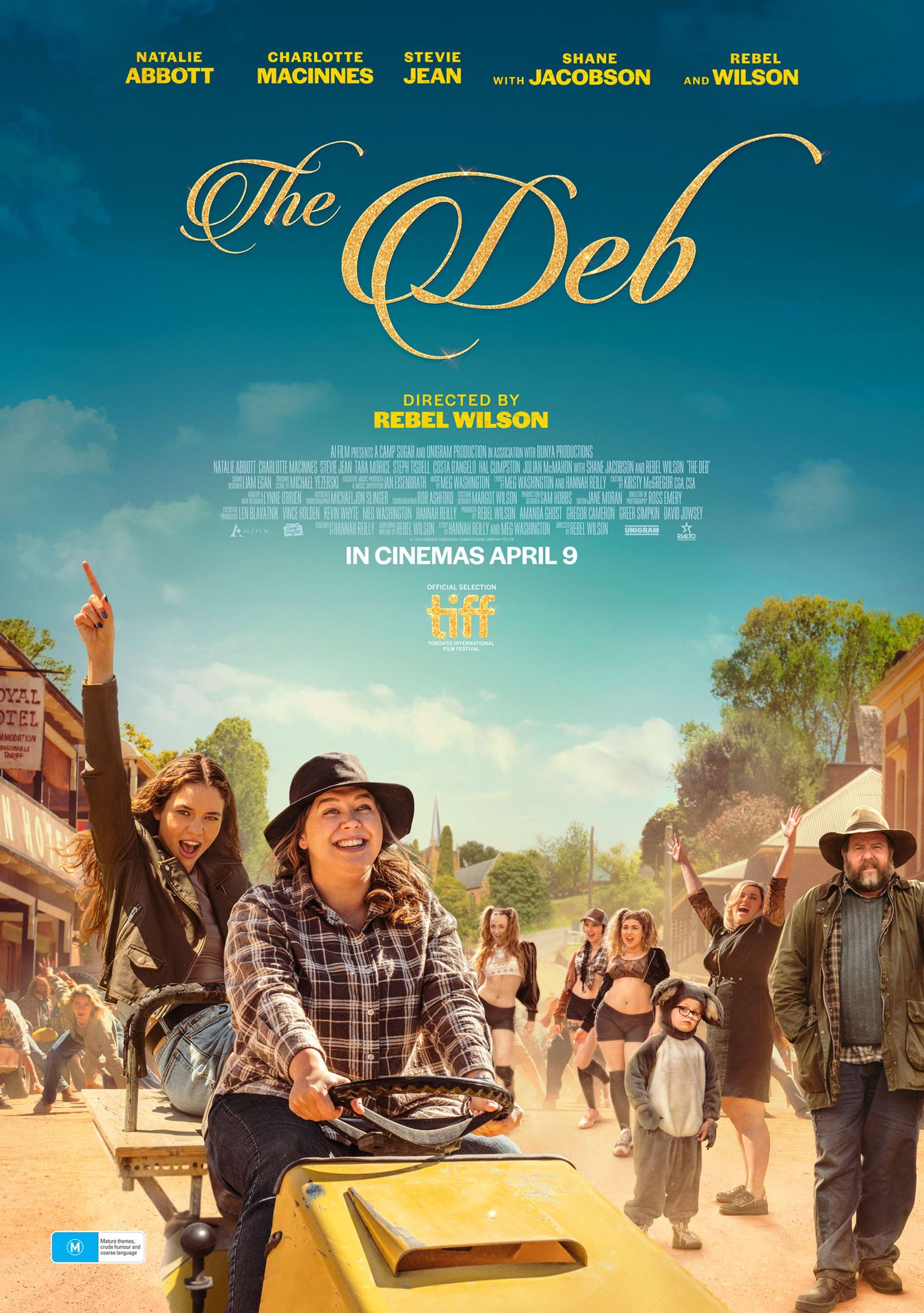 A movie poster of The Deb.