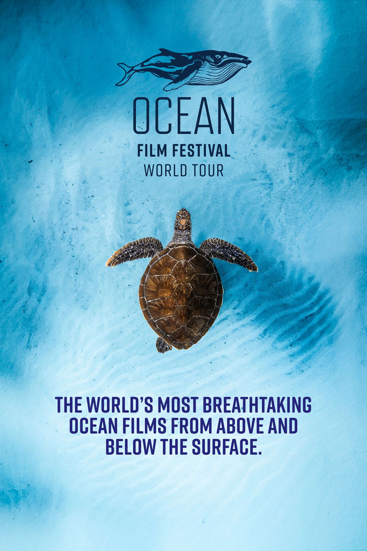 A movie poster of Ocean Film Festival World Tour 2026.