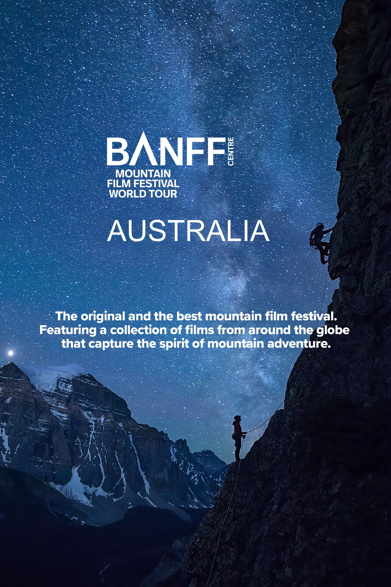 A movie poster of Banff Mountain Film Festival 2026.