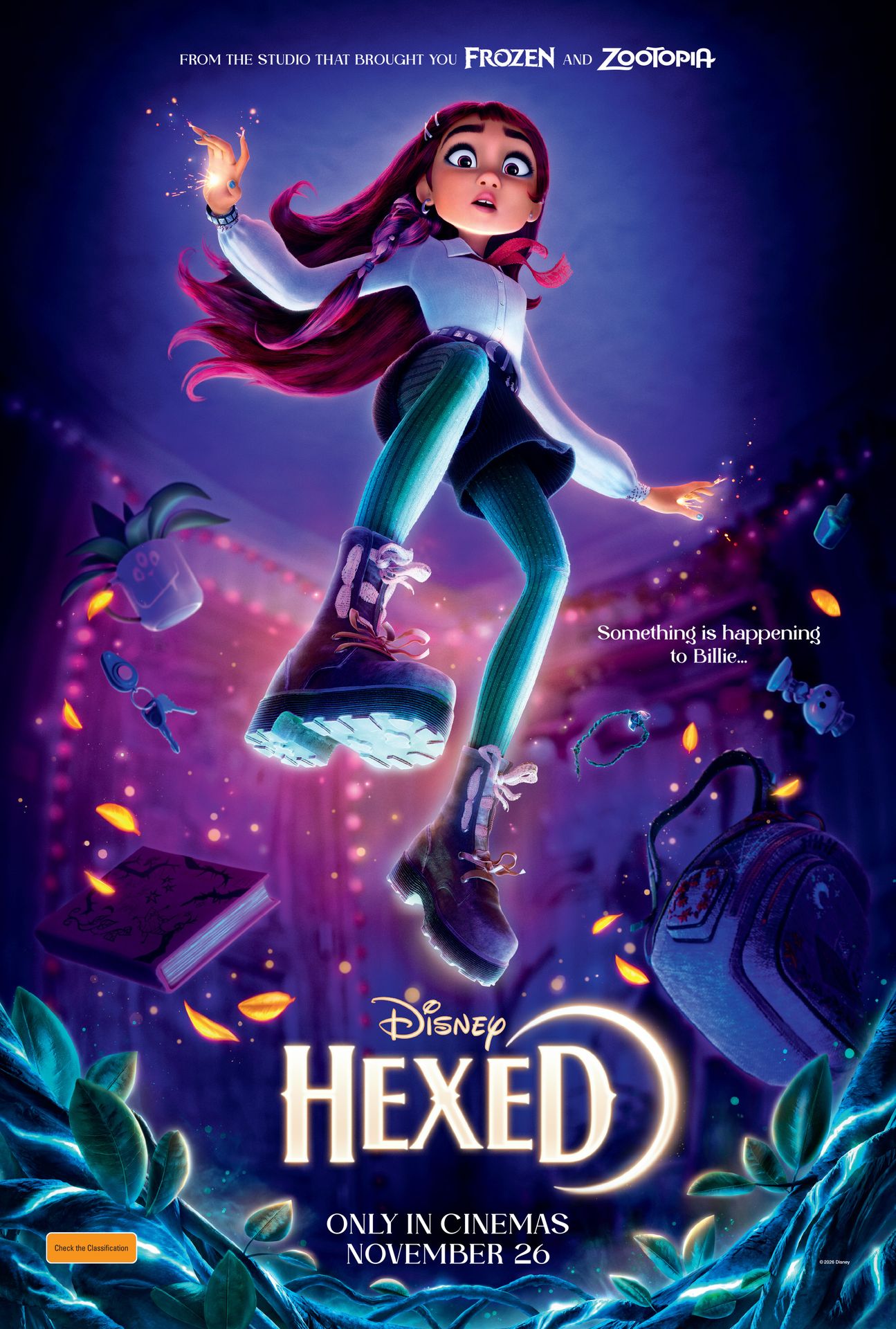 A movie poster of Hexed.