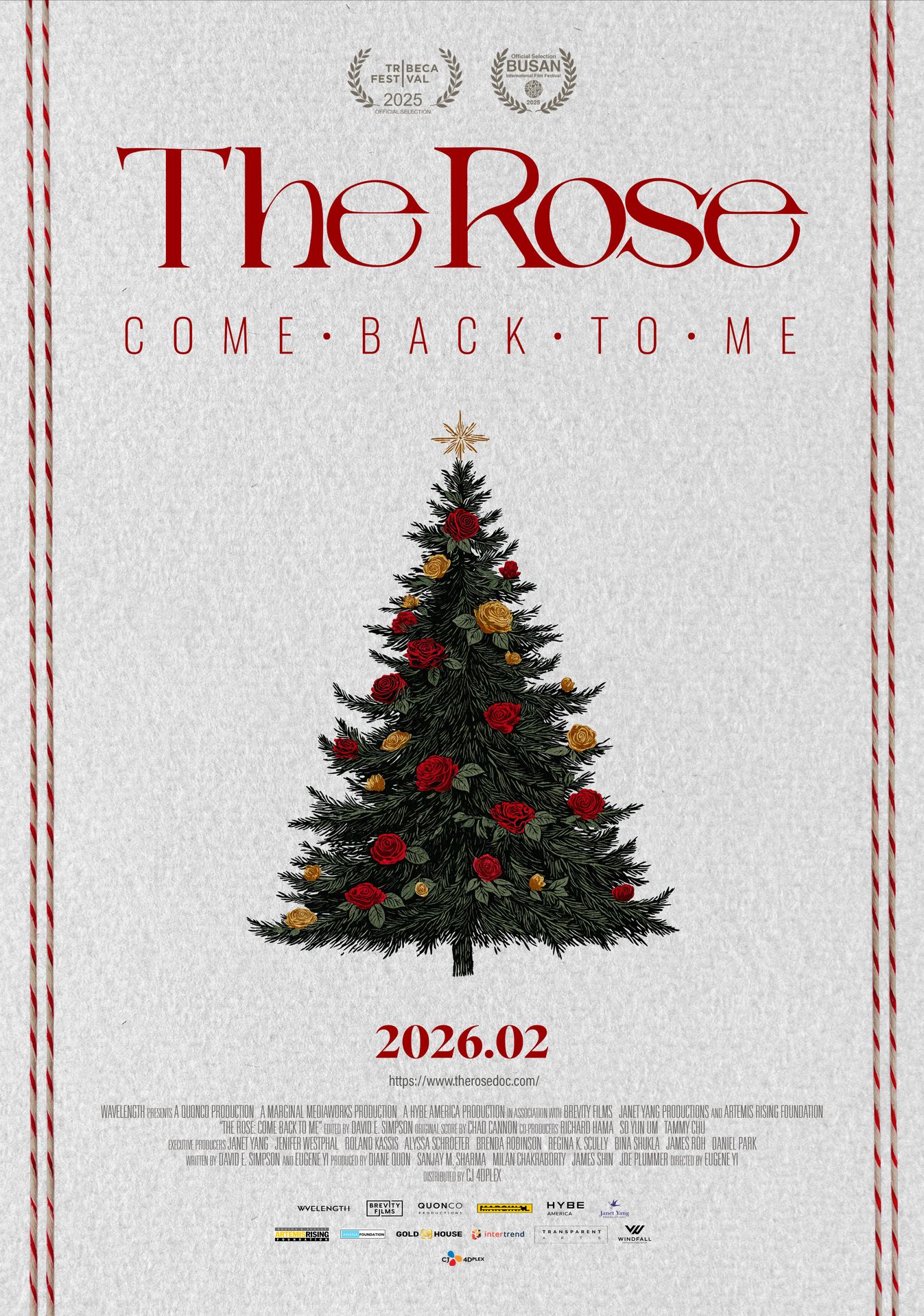 A movie poster of The Rose: Come Back to Me.