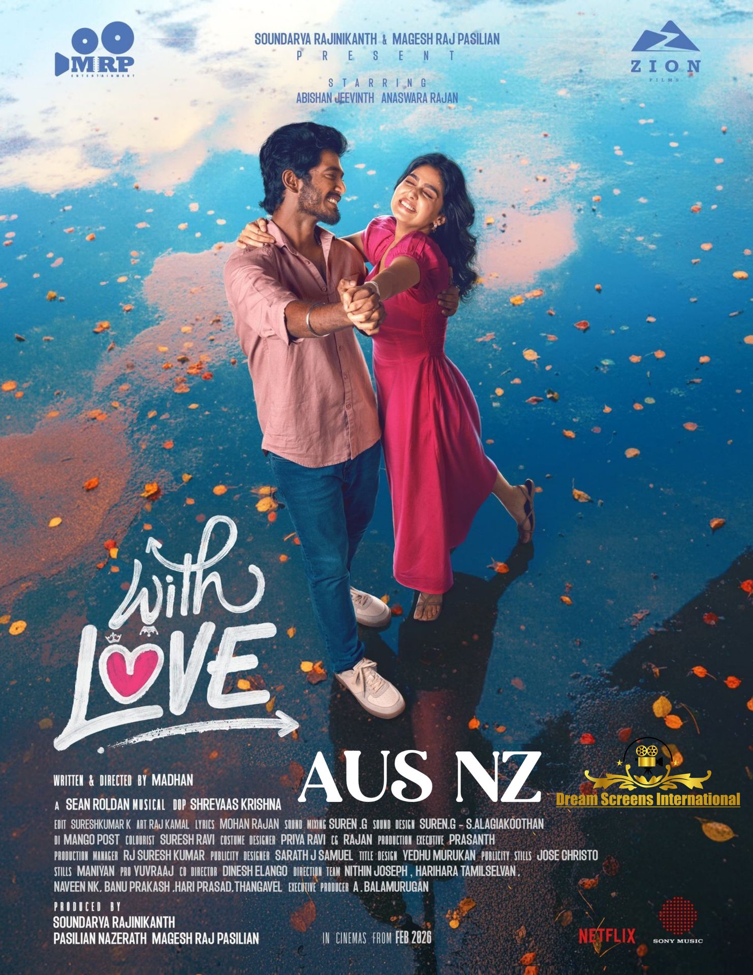 A movie poster of With Love. Release date 06 02 2026.