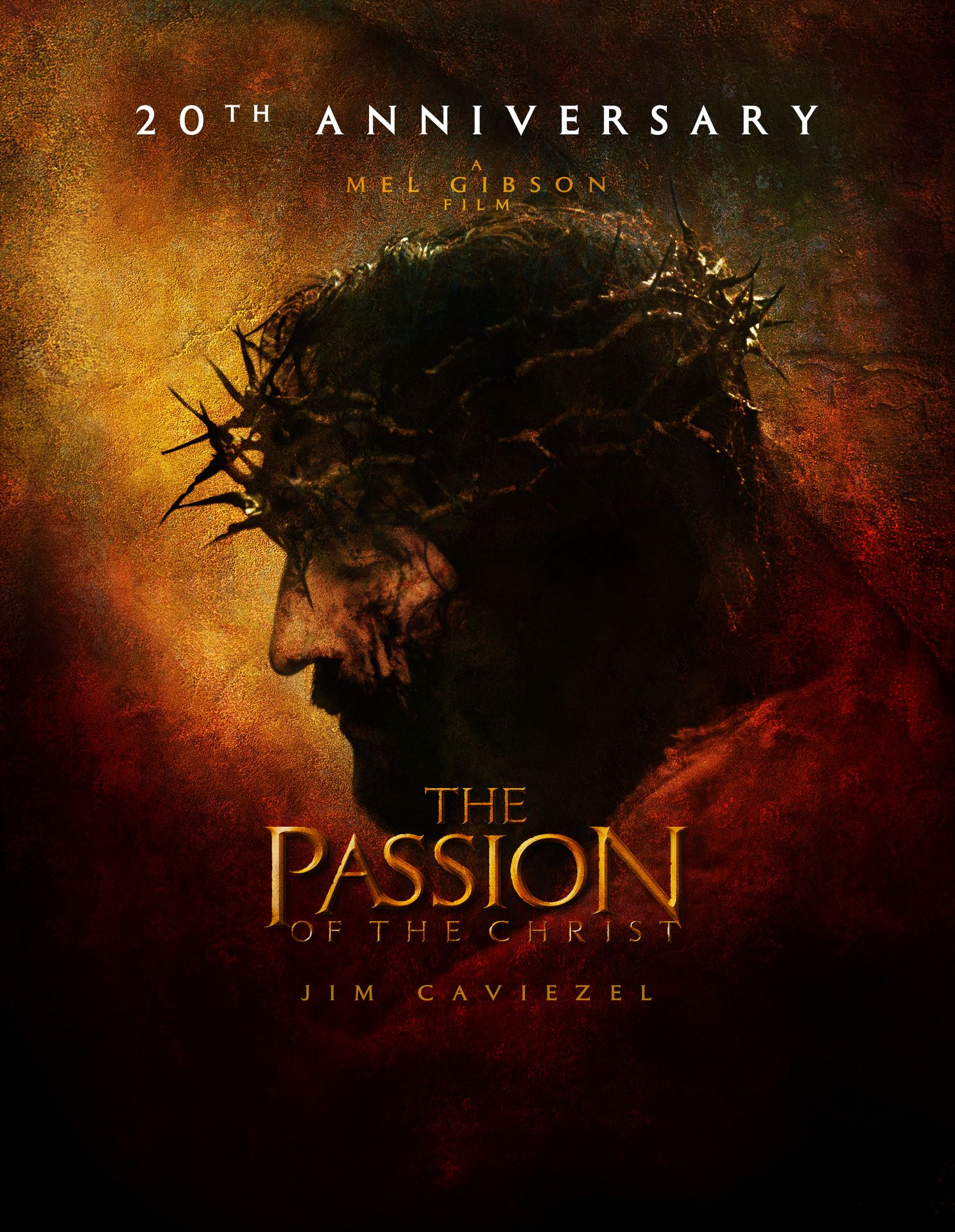 A movie poster of The Passion of the Christ (Re-Release).