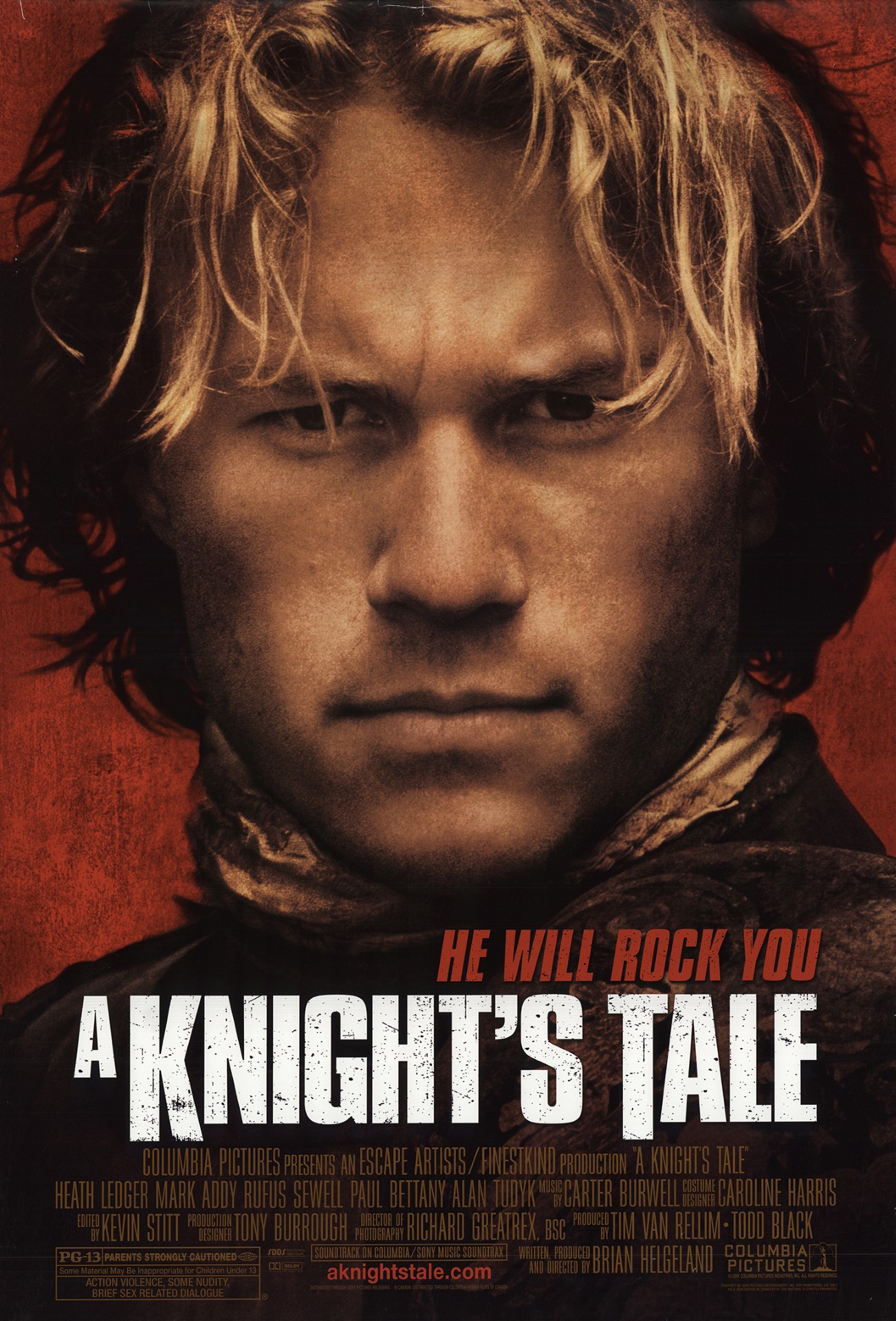 A movie poster of A Knight's Tale (25th Anniversary - Extended Ed).