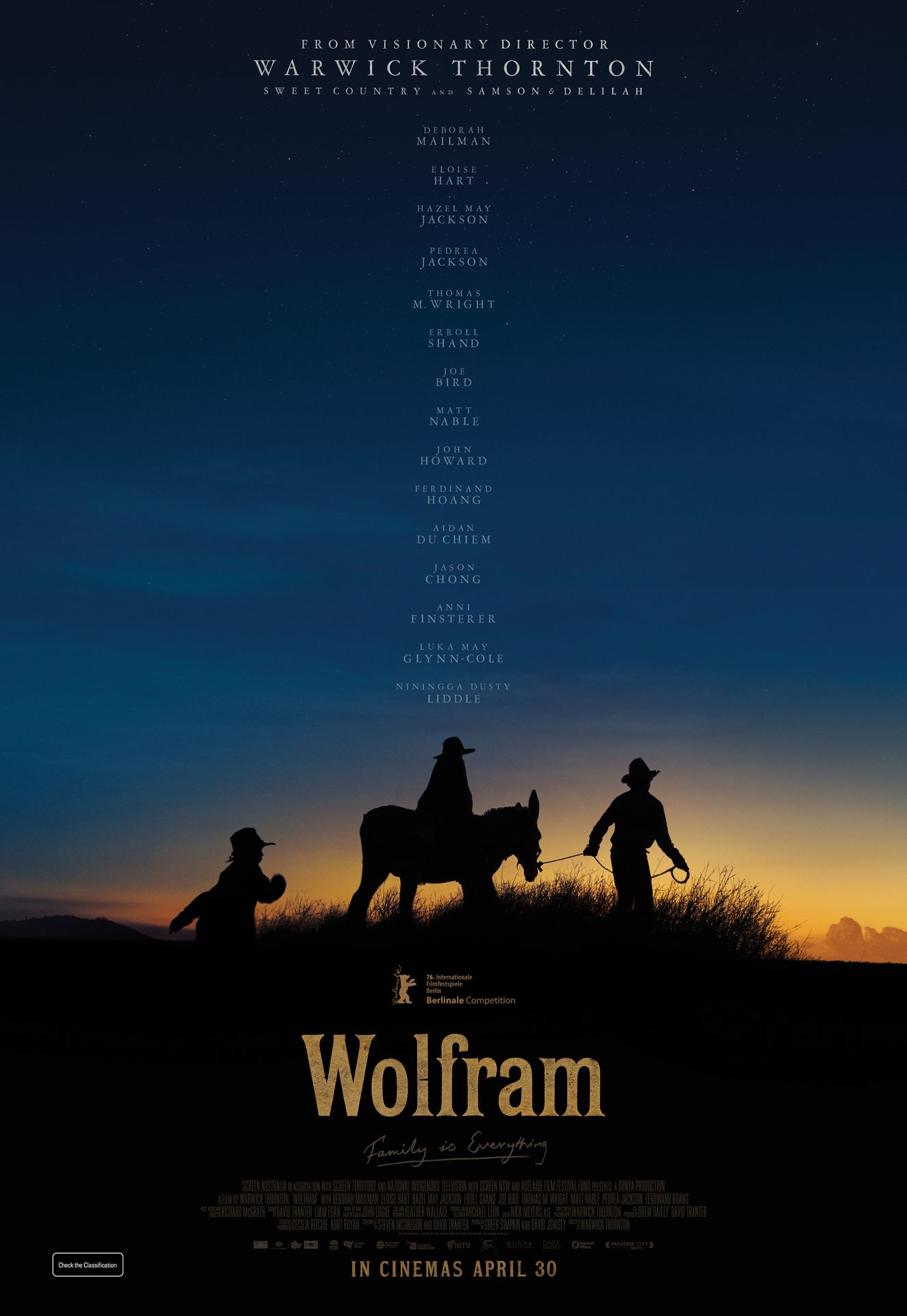 A movie poster of Wolfram.