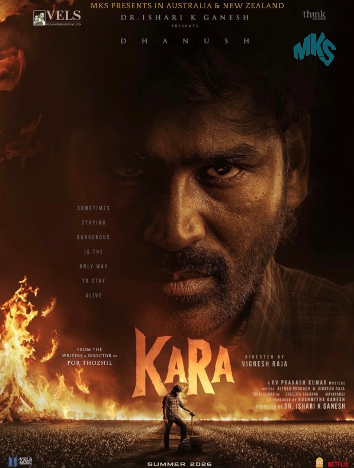 A movie poster of Kara.