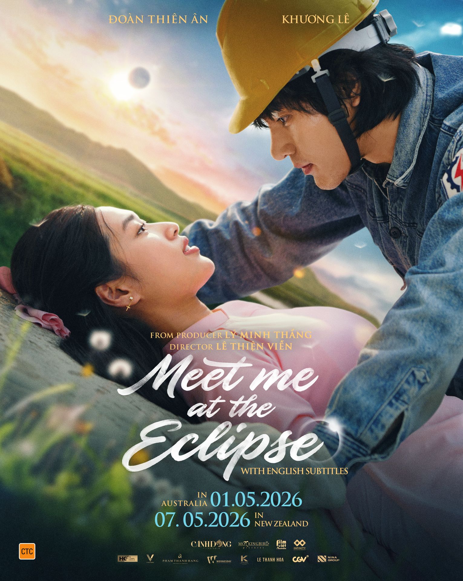 A movie poster of Meet Me at the Eclipse.