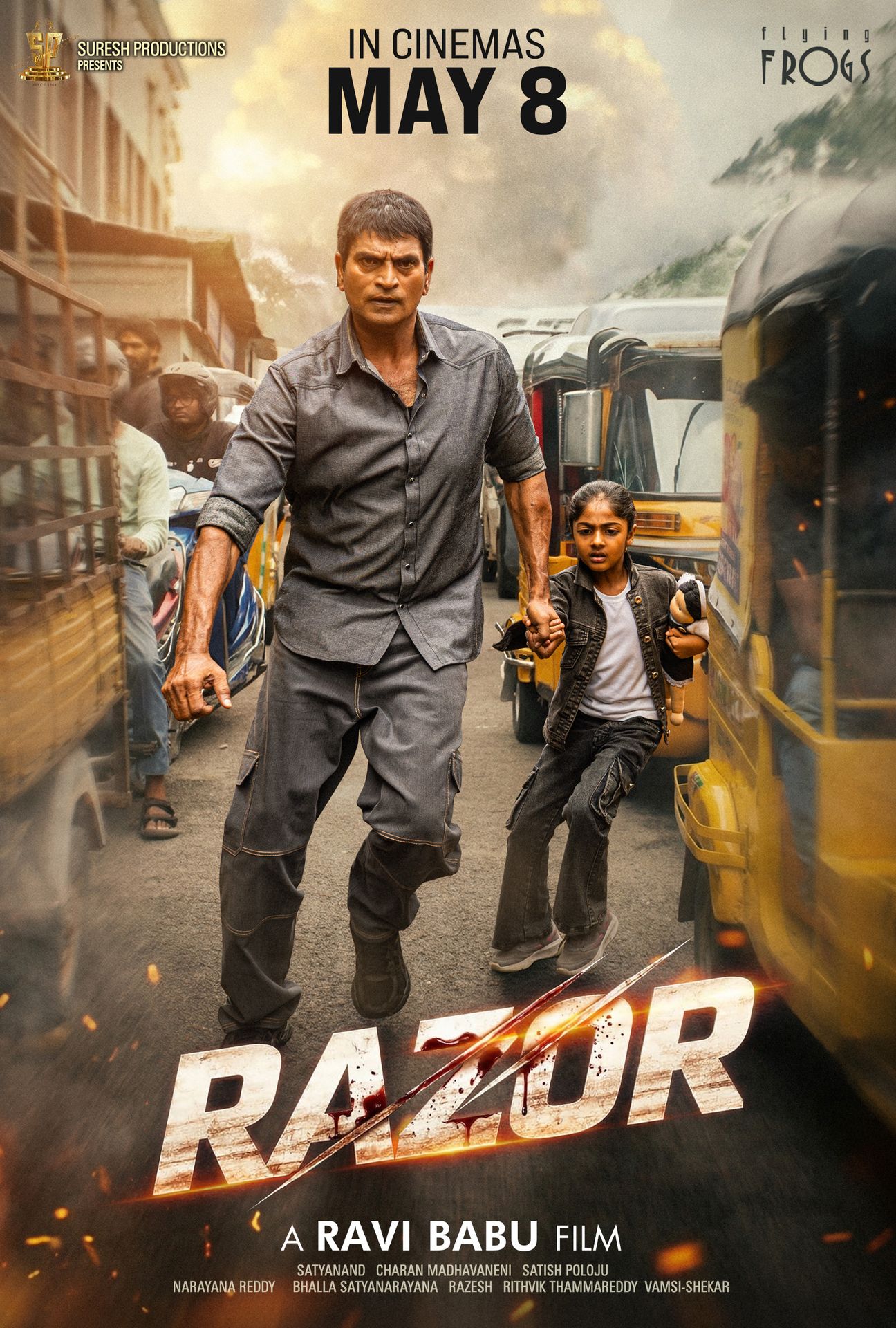 A movie poster of Razor.