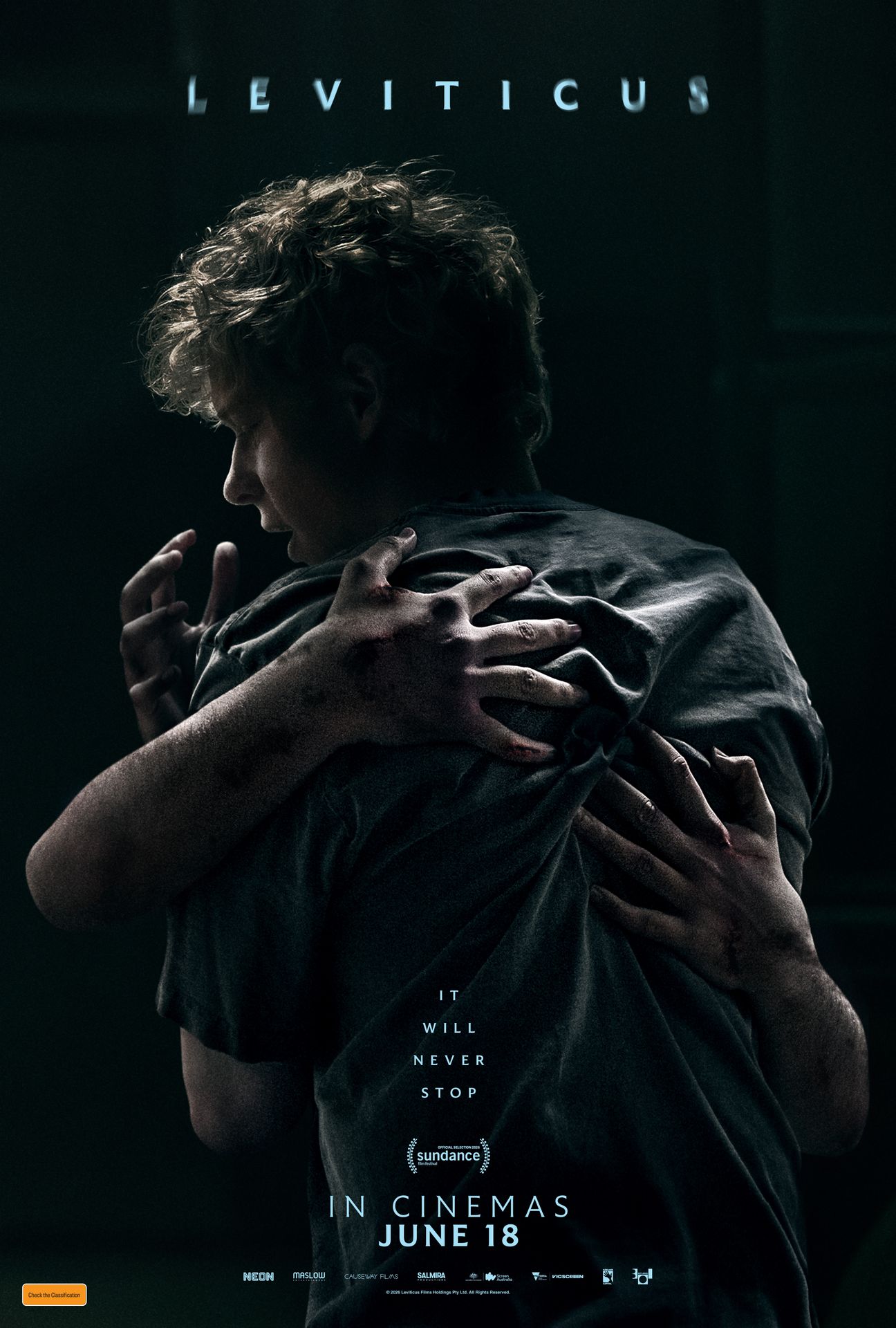A movie poster of Leviticus.