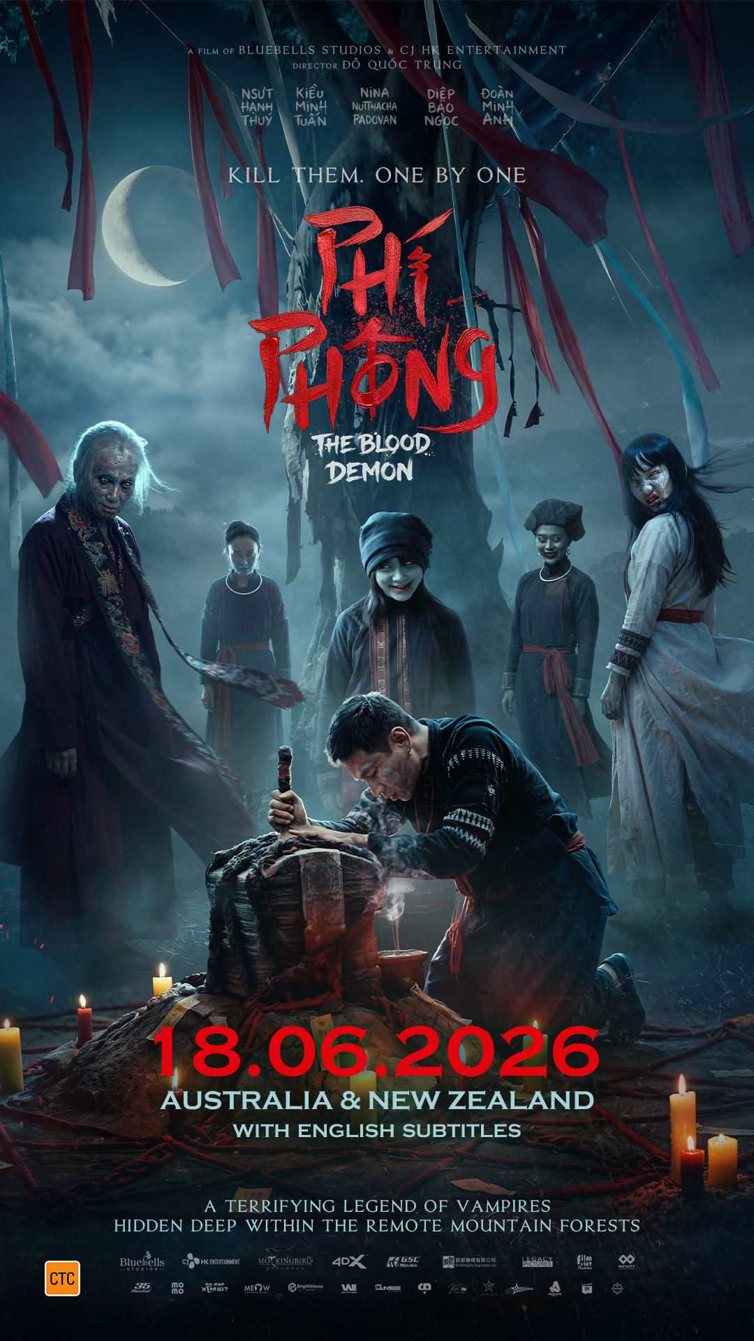 A movie poster of Phi Phong: The Blood Demon.
