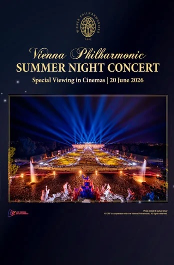 A movie poster of Vienna Philharmonic Summer Night Concert 2026.