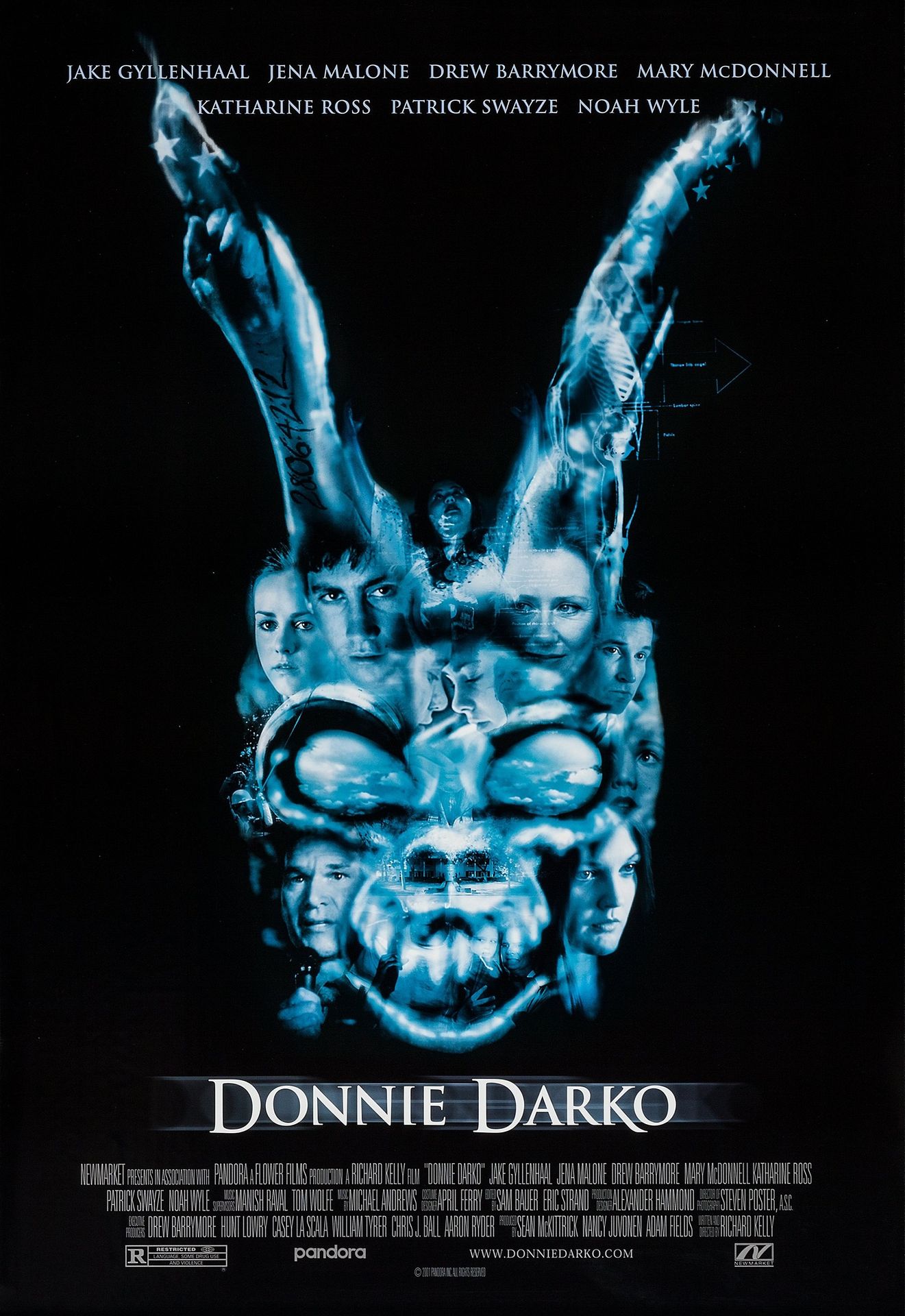 A movie poster of Donnie Darko (25th anniversary).