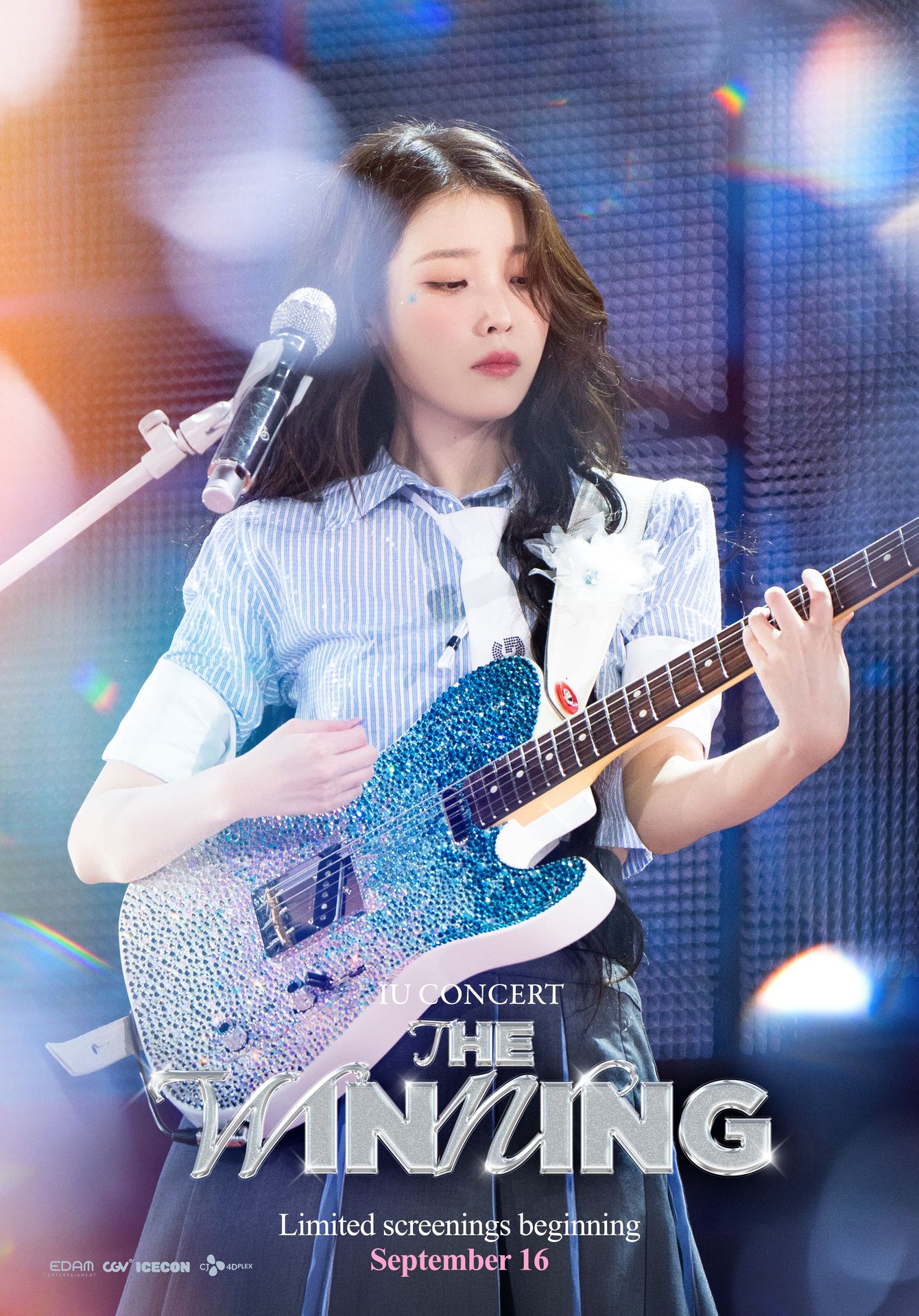 A movie poster of IU Concert: The Winning (Re-Release).