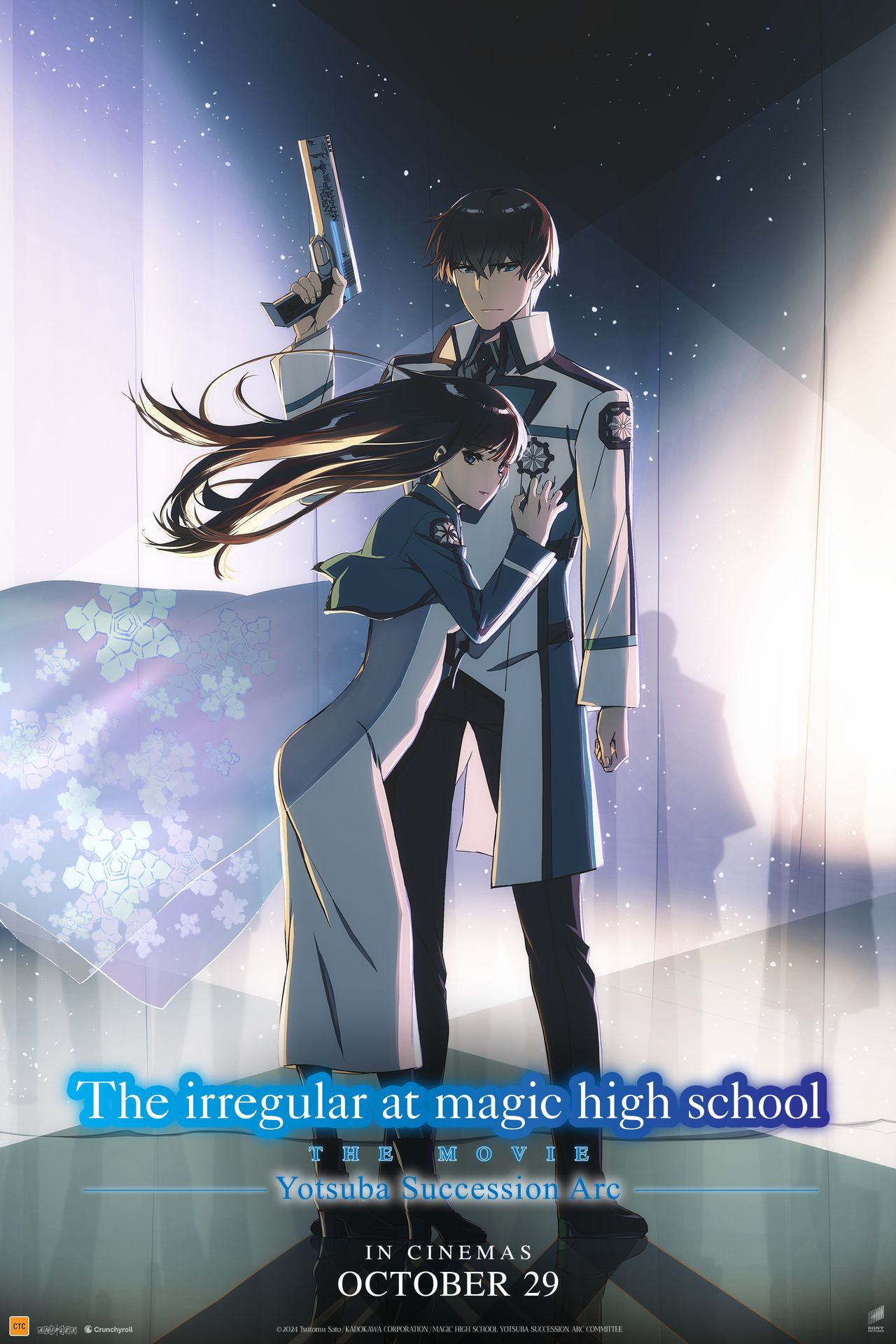 A movie poster of The Irregular at MHS: Yotsuba Succession Arc.