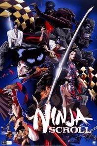 A movie poster of Ninja Scroll 4K.